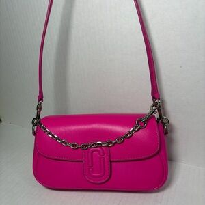 MARC JACOBS - Women Leather Covered J Marc Clover Bag hot pink